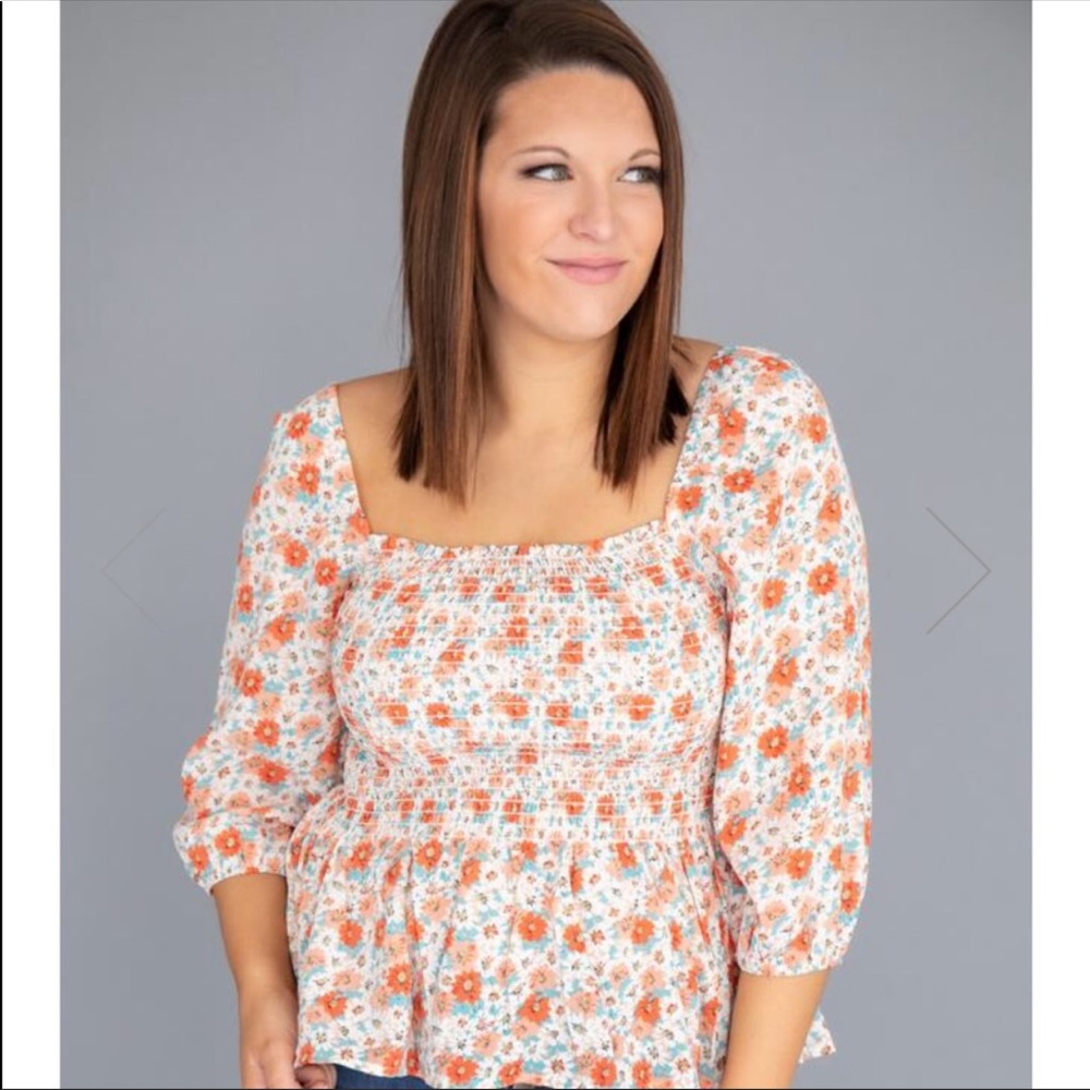 Pink Lily babydoll top